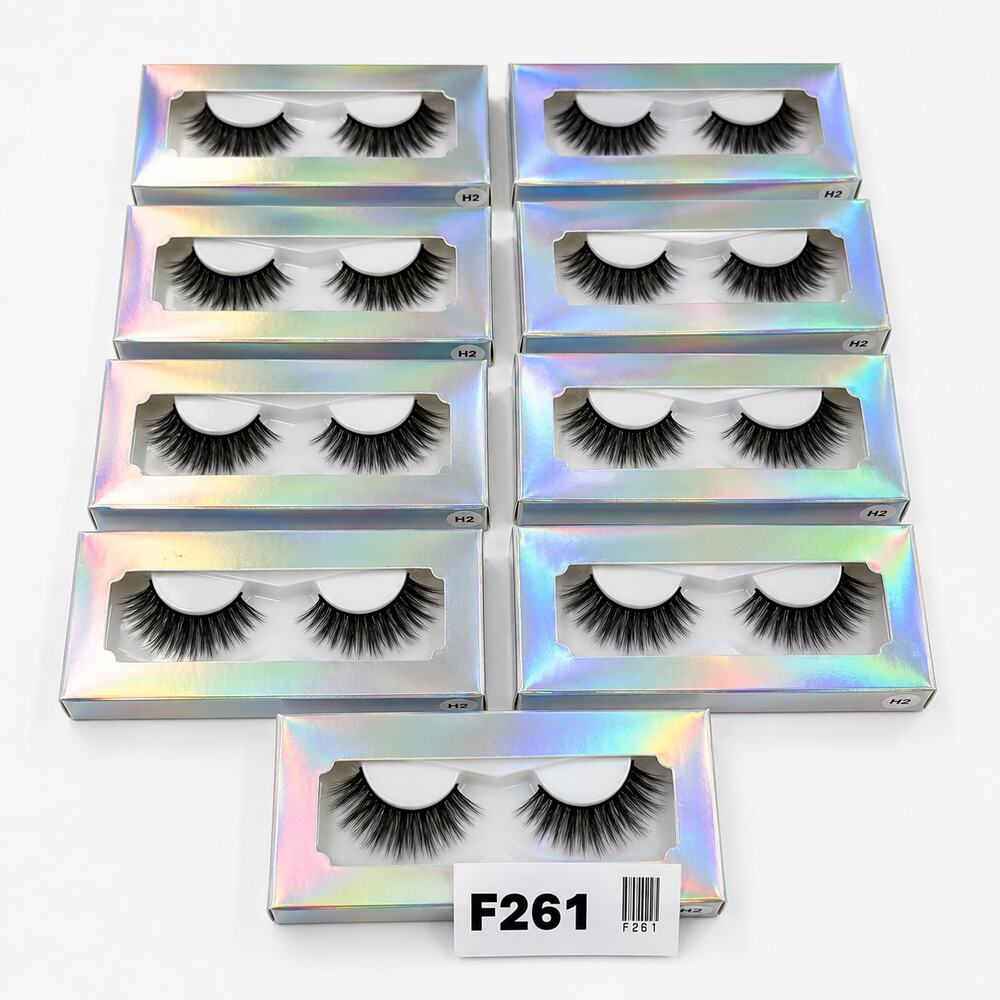 Lot of 11 Pairs Dramatic False Eyelashes 3D Mink Style Full Volume Strip Lashes